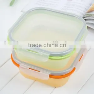 Silicone Food Grade Small Fruit Box Airtight Lunch Box thumbnail-5