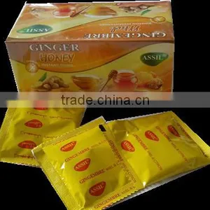 Halal Approved 7g AIU Packages Instant Honey Ginger Tea Powder/ginger Tea With Lemon thumbnail-1