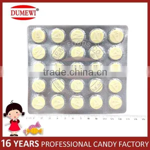 Words Printing Nutritious Dry Milk Round Tablet Candy Goat Milk Tablet thumbnail-3