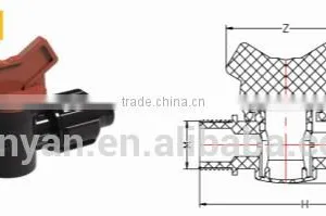 TY High Quality PP Compression Fittings IRRIGATION VALVE Eco-friendly Cheap Price Full Size Factory Price List Discount thumbnail-1
