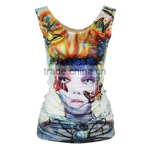 OEKOTEX-CERTIFICATE Factory Custom Polyester Mesh Sublimation Sleeveless Shirt thumbnail-1
