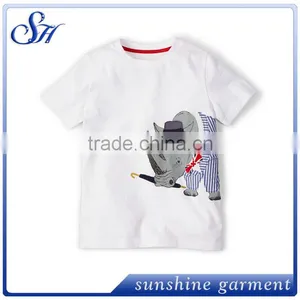 100% Cotton Wholesale Yellow Kids T-shirts thumbnail-5