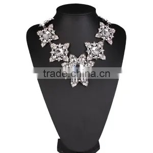 Luxury Crystal Flower Women Necklace Jewelry ,night Dress Accessories thumbnail-1