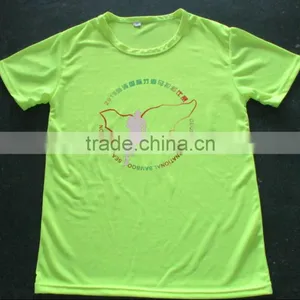 Eye Bird Polyester Dry Fit T-shirt, Custom Breathable Sports T-shirt Wholesale thumbnail-1