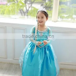 2016 Frozen Elsa Dress Wholesale Halloween Costume thumbnail-2
