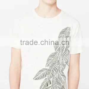 Wholesale Minimalism Cotton Water-based Printing T Shirts thumbnail-4