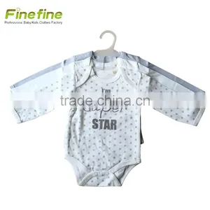 Long Sleeve Baby Clothes Organic Lovely Design Baby Romper Blank Set thumbnail-1