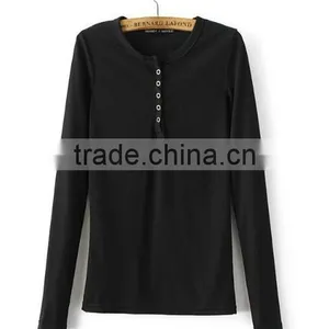 Runwaylover EY2329B Hot Sale 2017 Ladies Fashion Knitted Slim T-Shirts thumbnail-4