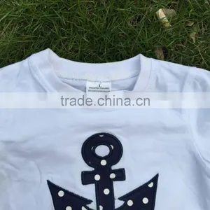 2015 New Arrival Anchor Print Shorts Boy Short Set Summer Short Outfit Sets thumbnail-4