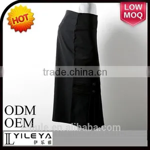 New Design Narrow Elastic High Waist Long Skirt thumbnail-1