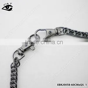 60CM Gunmetal Metal Chain Decorative Colored Chains for Bags thumbnail-2