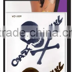 Mini Flash AdultTemporary Tattoo Gold and Silver Body Tattoo thumbnail-1