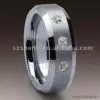 Sell Tungsten Ring Diamond Inlay thumbnail-1