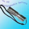 SH034 Stainless Steel (Vivid Light) With Original Cree XP-E LED And Rechargeable Battery Flashlight thumbnail-1
