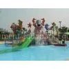 Plastic Playground LLDPE And Steel Pipes Water Park Equipments , Outdoor Sport Amusement Park thumbnail-1