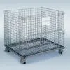 Galvanized Collapsable & Stackable Wire Storage Container thumbnail-1