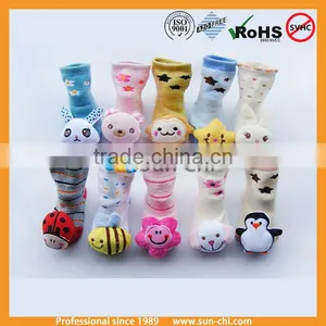 2015 Hot Sale the Cheapest and Comfortable Socks Oem Baby Shoe Sock Cotton Gripper Slip Baby Sock thumbnail-1