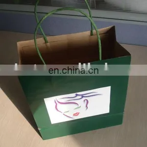 Paper Bags White Outside and Brown Inside thumbnail-1
