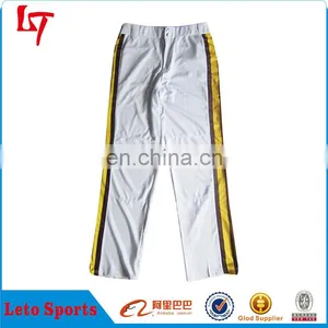 Cheap Custom Blank White Baseball Pants/Wholesale Sports Pants thumbnail-1