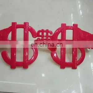 Dollar Symbol Glasses Plastic Fun Party Glasses thumbnail-1