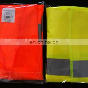 Short Sleeves Child Pink Safety Vest With Pockets for KF0-39F thumbnail-4