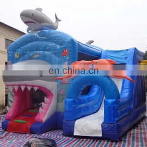 Best Quality Commercial Grade Giant New Design Inflatable Water&dry Slide for Sale thumbnail-2