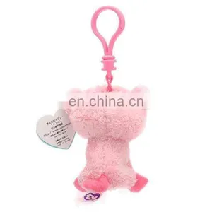 Ty Beanie Boos Baby Plush Toy the Pig Key Buckle Pendant thumbnail-3