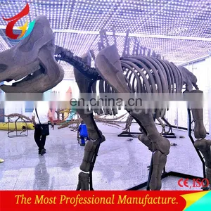 3m Length Life Size Fibrglass Realistic T-rex Dinosaur Fossils thumbnail-2