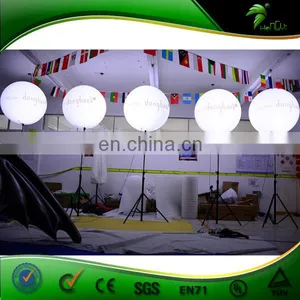 Lamp Aluminum Inflatable Wire Ball LED Lighting Mini Plasma Ball LED Lighted Topiary Balloon thumbnail-1