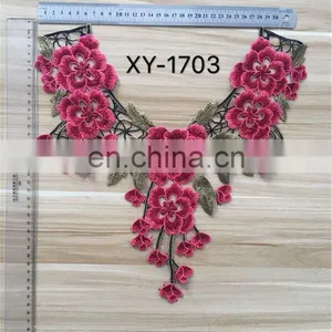 2017 Hot Sale Embroidery Neck Lace Collar/Lace Patch for Garment thumbnail-2