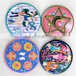 Personaized Portable Porcelain Fancy Pocket Mirror/antique Sweet Tin Plate Cosmetic Mirror thumbnail-1