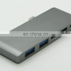 Aluminium 5 in 1 USB 3.0 Type C Hub for Macbook thumbnail-4