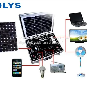 OLYS Portable Solar Generator Solar Home Emergency Power System thumbnail-1