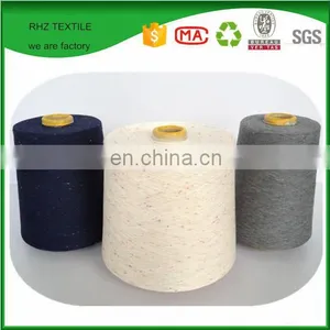 Ne 21/1 Carded Cotton/Viscose Blended Yarn 60%/40% Raw White thumbnail-1