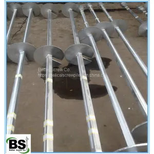 Square Helical Screw Piles for Anchoring Installation thumbnail-1