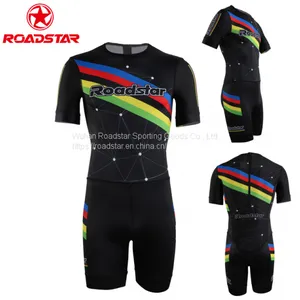 OEM Sublimation Custom Indoor Speed Skating Uniforms thumbnail-1