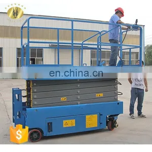 7LGTJZ Shandong SevenLift Cheap Scissor Hydraulic Battery Auto Ladder Automobile Elevators Lift thumbnail-5