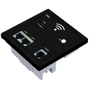 300M in Wall AP for Smart Hotel Embedded Access Point Wi-Fi Wireless POE Supported Wireless Router Repeater With Two Lan RJ45 RJ11 thumbnail-4