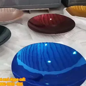 Stainless Steel Laser Silhouette Spherical Furnace Stainless Steel Garden Sculpture thumbnail-5