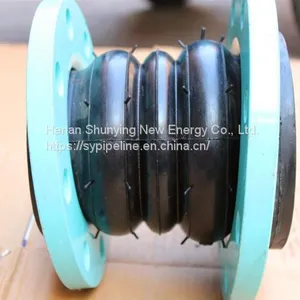 Double Spheres Flexible Rubber Joint With Tie Rods thumbnail-5