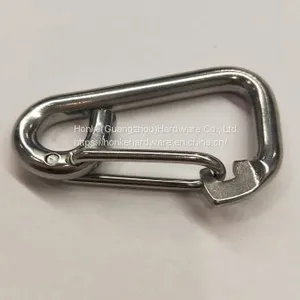 DIN Type Stainless Steel 316 Spring Marine Wire Delta Wire Snap Hook thumbnail-4