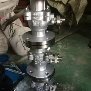 Stainless Steel Pneumatic Ball ValvePneumatic Ball Valve Stainless Steel Flange Ball Valve Q41F-16P thumbnail-3
