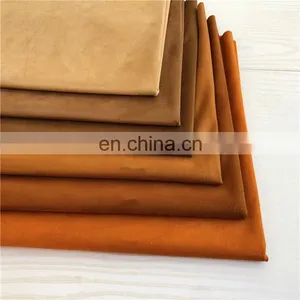 High Quality 75d*225d 100% Polyester Suede Fabric for Sofa thumbnail-2