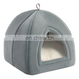 Multi-purpose Foldable Nonskid Cotton Slumber 2 in 1 Cat Bed For Pet thumbnail-7