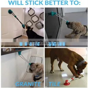 Interactive Chewing Biting Dog Toy Suction Cup Pet Molar Bite Ball Chew Toy thumbnail-7