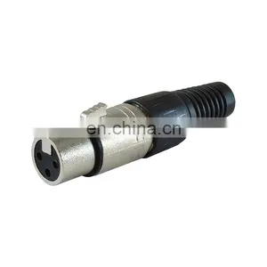 1ft Patch Cable Cords - XLR Female to 1/4" TRS Cables - 1' Balanced Snake Cord thumbnail-4