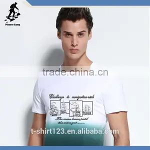 2015 Scoop Neck t Shirt for Men With Sublimation Print , t Shirt Wholesale thumbnail-2