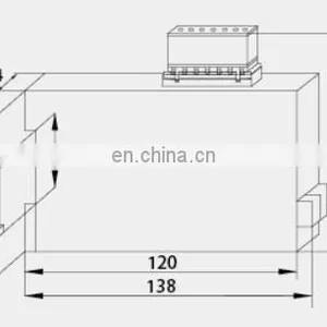 0.5 High Accuracy Input AC 0-5a or 0-1a Current Transducer With 4-20mA Output thumbnail-5
