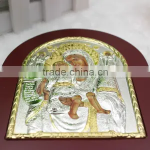 Virgin Mary Silver Icon thumbnail-4