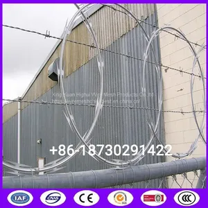 Simple Customed Flat Razor Wire / Concertina Razor Wire 500mm X 15m thumbnail-1
